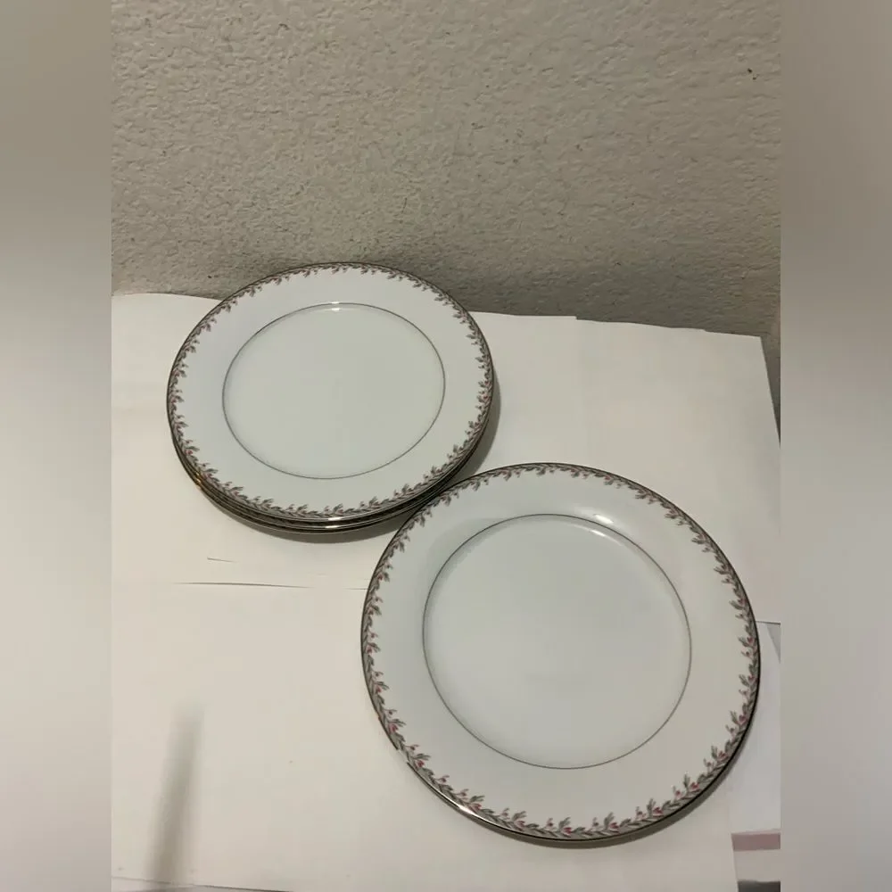 Vintage Noritake Petite #5507 Dinner Plates (4) 10-1/4